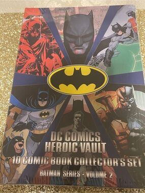 DC Comics Batman Heroic Vault — Black & Yellow Collector Set